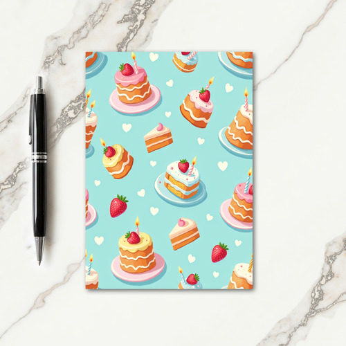 Berry Pattern Birthday Card