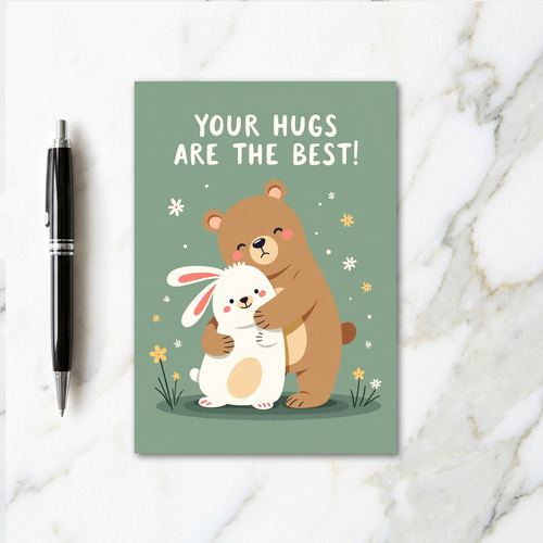 Best Bear Hugs Greeting Card