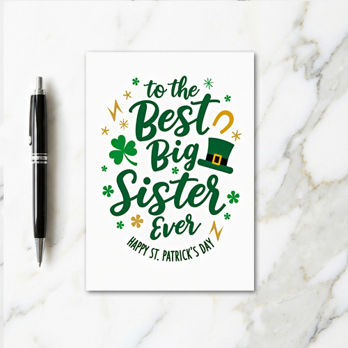 Best Big Sister Ever Card