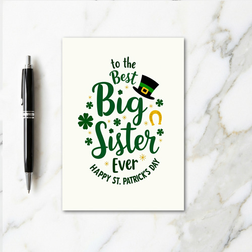 Best Big Sister Happy Day Card