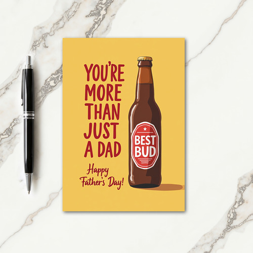 Best Bud Fathers Day Card