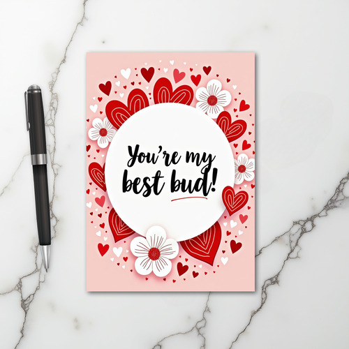 Best Bud Friendship Card