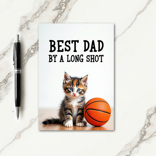 Best Dad Cat Card