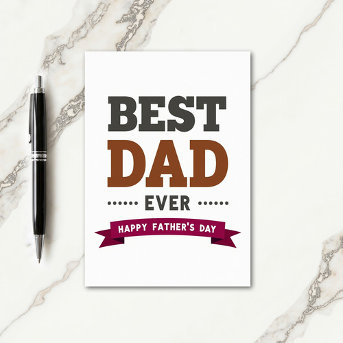 Best Dad Ever Graphic Card