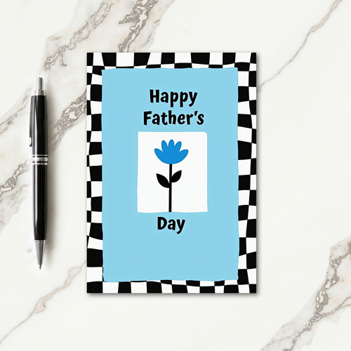 Best Dad Modern Design Card