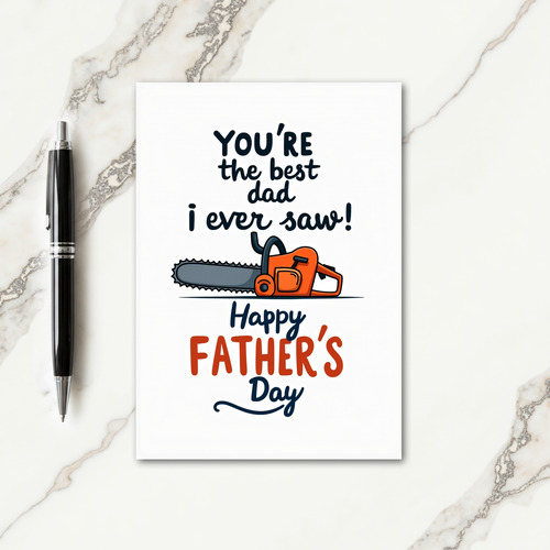 Best Dad Power Tool Card