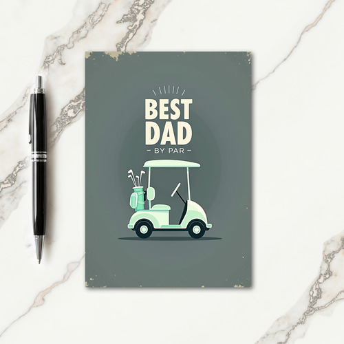 Best Dad Sporting Image Card