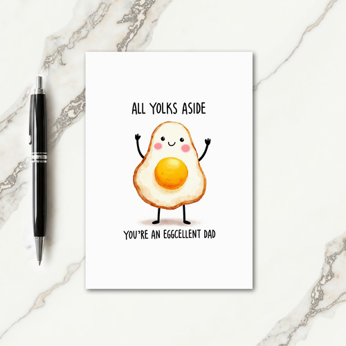 Best Dad Sunny Side Up Card