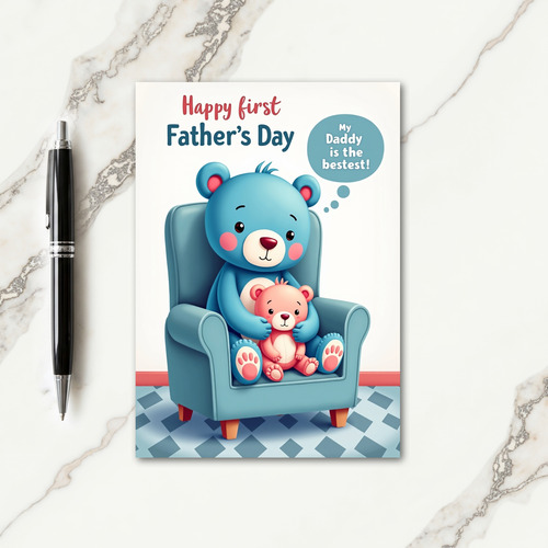 Best Daddy Ever Fathers Day Card