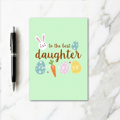 Best Daughter Spring Celebration Card