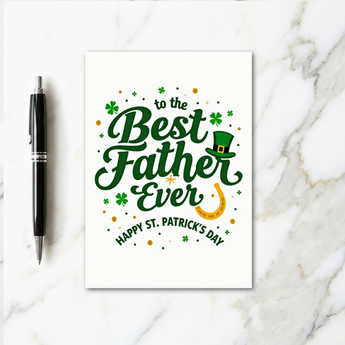 Best Father St Patricks Day Card