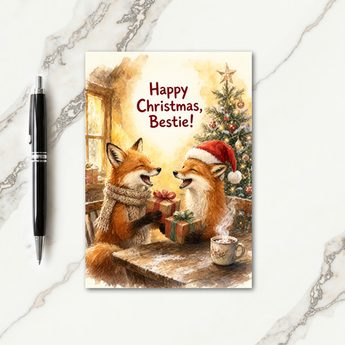 Best Friend Christmas Card