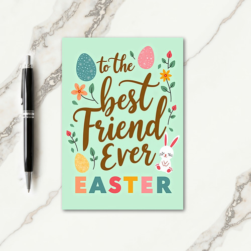 Best Friend Easter Day Card