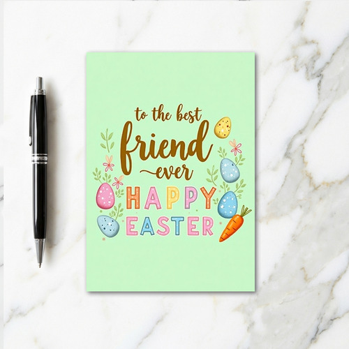Best Friend Easter Greeting Card