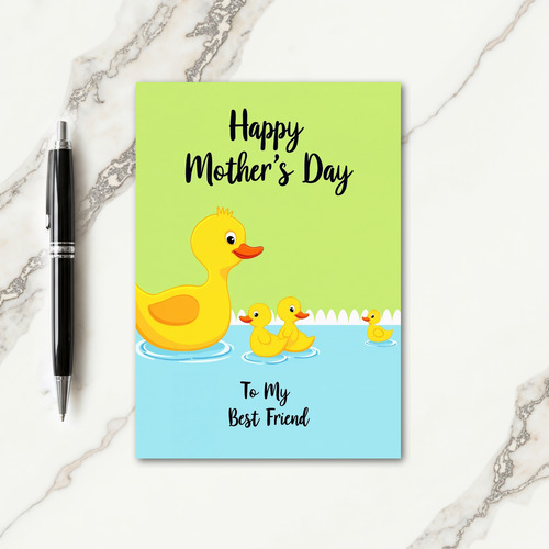 Best Friend Mothers Day Birds Card