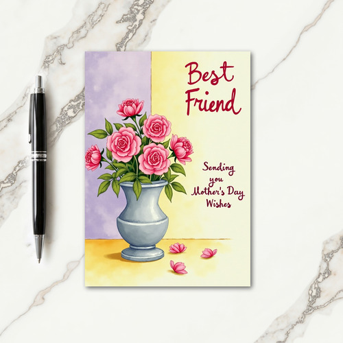 Best Friend Mothers Day Card
