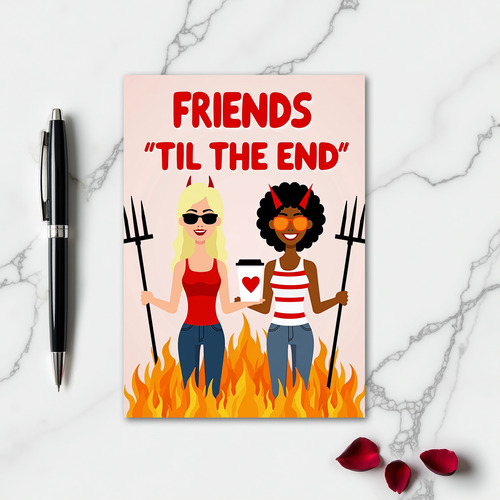 Best Friends Through Hell Card