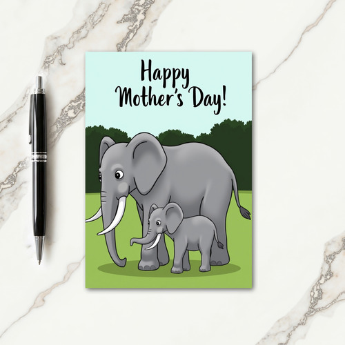 Best Husband Elephant Card