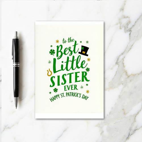 Best Little Sister Ever Card