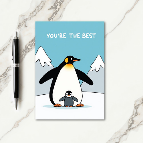Best Mom Arctic Scene Card