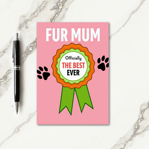 Best Mom Award Graphic Card