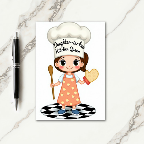 Best Mom Baking Dessert Card