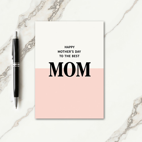 Best Mom Elegant Graphic Card