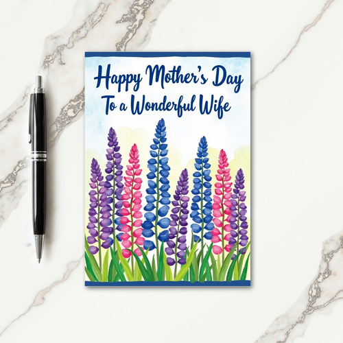 Best Mom Floral Garden Card