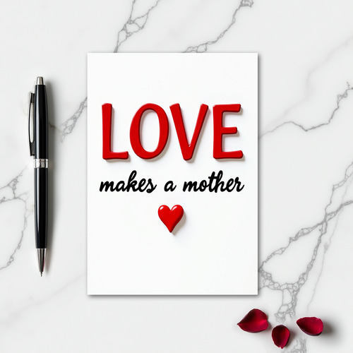 Best Mom Love Card