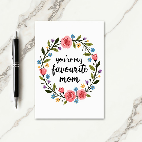 Best Mom Roses And Tulips Card