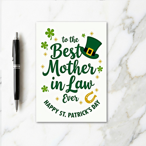 Best Mother In Law Ever Card