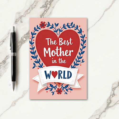 Best Mother In The World Card
