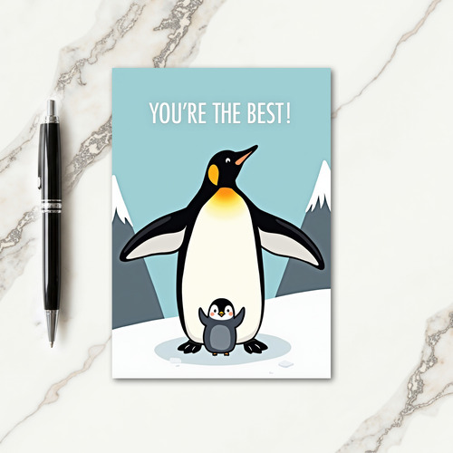 Best Mother Penguin Day Card