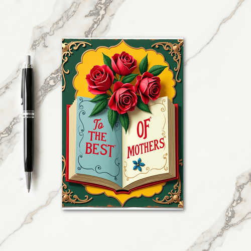 Best Mothers Message Art Card