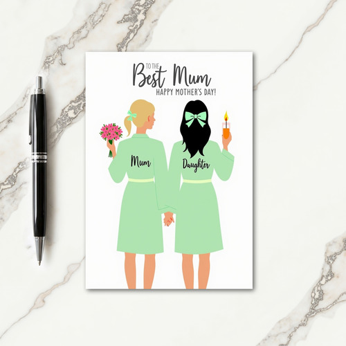 Best Mum Happy Mothers Day Card