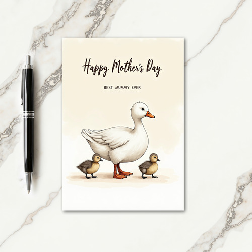 Best Mummy Ever Avian Card