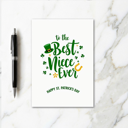 Best Niece St Patricks Day Card