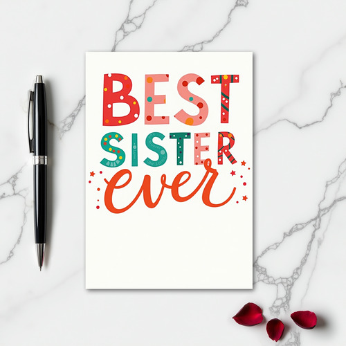 Best Sister Ever Card