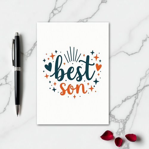 Best Son Awesome Card