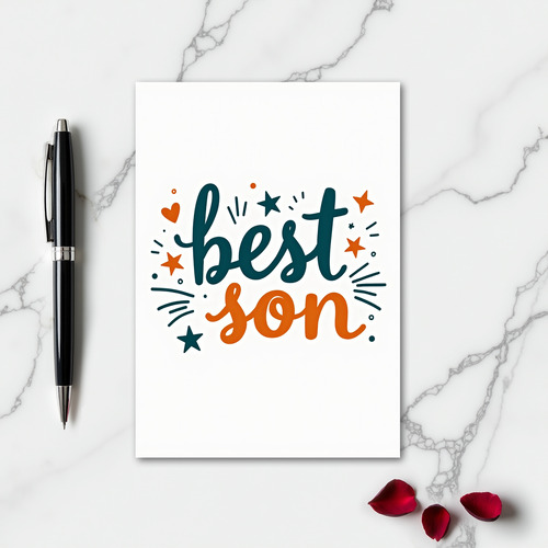 Best Son Celebration Card