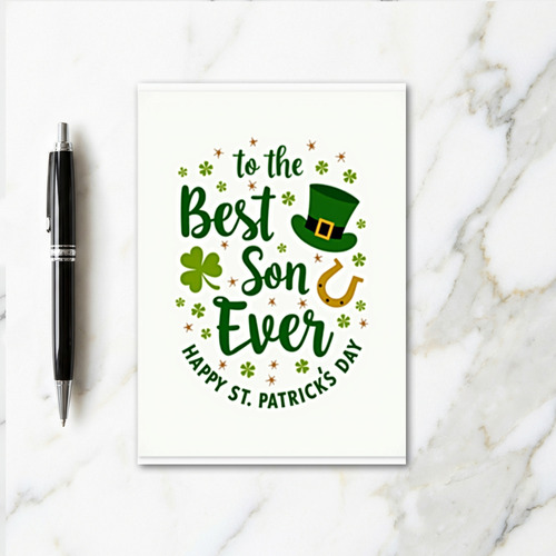Best Son St Patricks Day Card