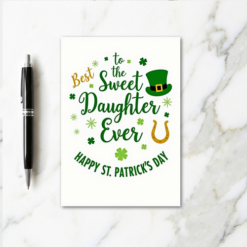 Best Sweet Daughter Ever Card