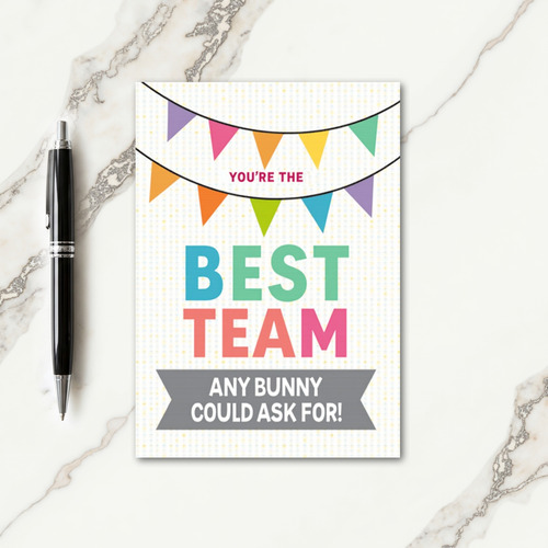 Best Team Ever Appreciation Card