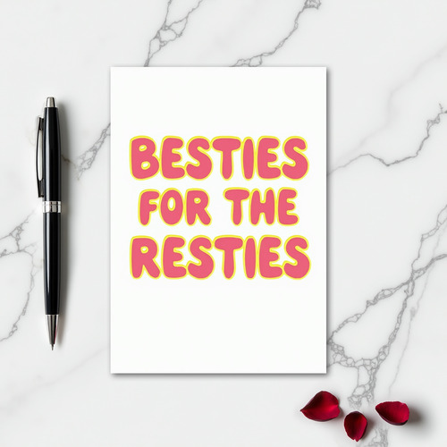 Besties Forever Friendship Card