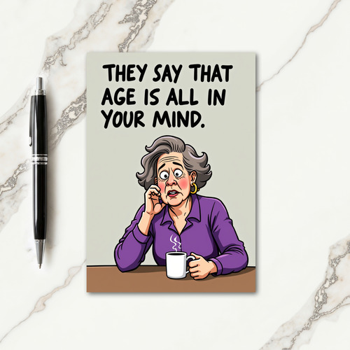 Bewildered Birthday Card