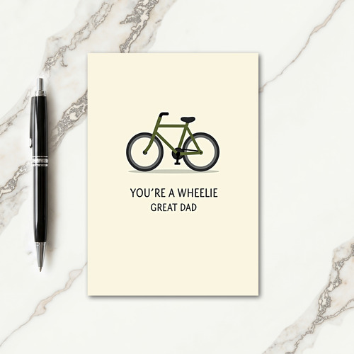 Bicycle Sweet Fathers Day Card