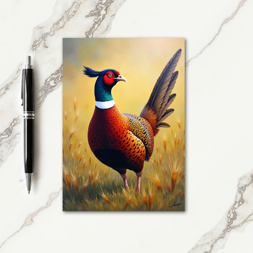Bird Art Fathers Day Card