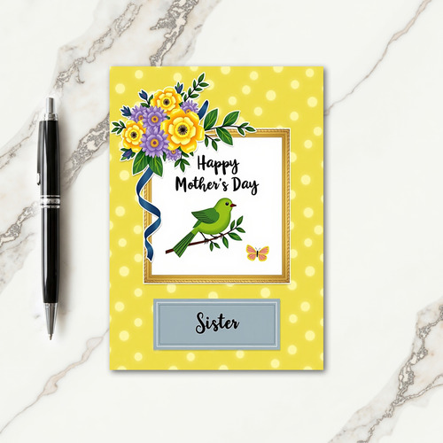 Bird Branch Mothers Day Card