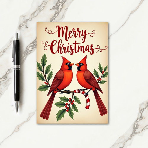 Bird Christmas Card