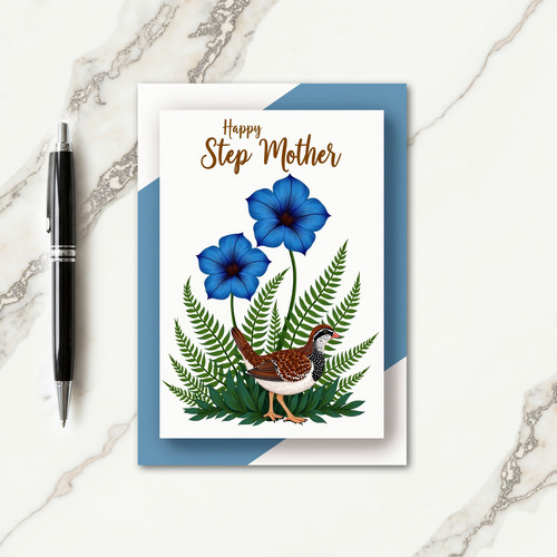 Bird Foliage Mothers Day Card